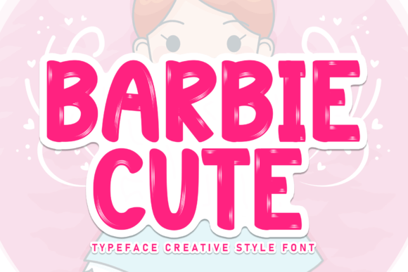 Barbie Cute Font: A Warm Handwritten Typeface for Creative Projects