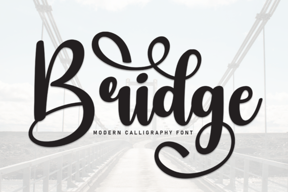 Discovering the Bridge Font: A Flowing Handwritten Typeface