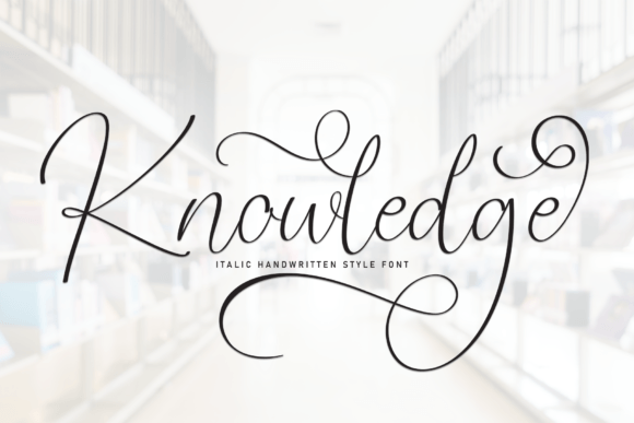 Discovering the Sweet and Delicate Knowledge Font
