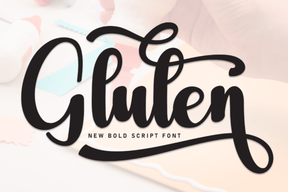 Gluten Font: A Sweet Handwritten Typeface for Your Designs