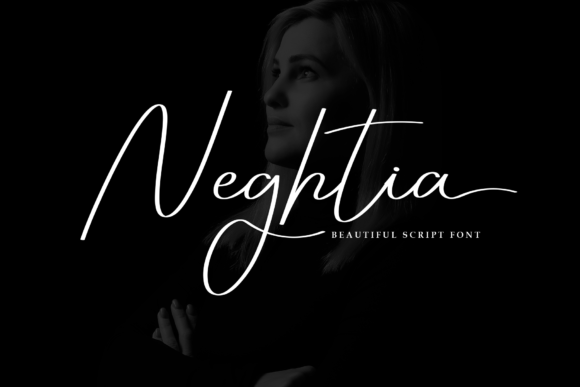 Neghtia: A Sweet Handwritten Font for Elegant Designs