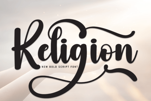 Religion Font: A Warm Handwritten Typeface for Personal Designs