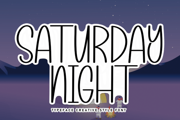 Saturday Night: A Stylish and Delicate Script Font for Modern Design